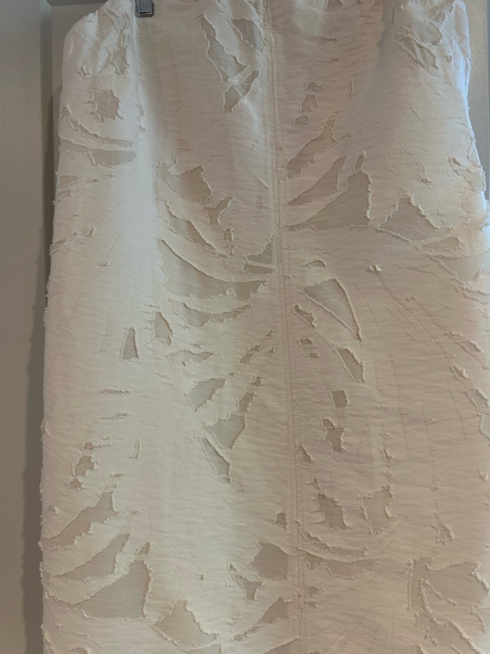 H&M Chic Strapless Ivory Textured Dress - Picture 2 of 2